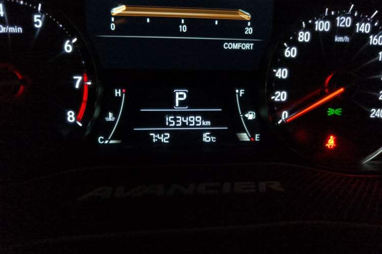 Used Honda Avancier 2020 370TURBO Four-Wheel Drive Premium Edition Odometer Close Up