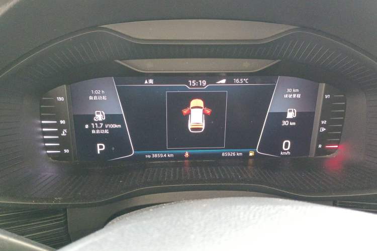 Used Skoda Kodiaq 2019 Facelifted TSI330 5-Seater Two-Wheel-Drive Luxury Enjoyment Edition China VI Standard Instrument Cluster