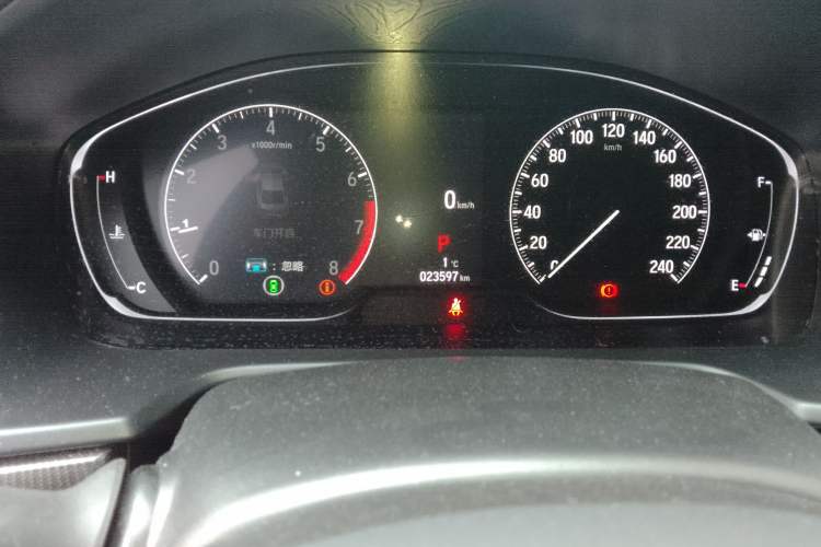 Used Honda Accord 2022 260TURBO Phantom Night · Prestige Edition Instrument Cluster