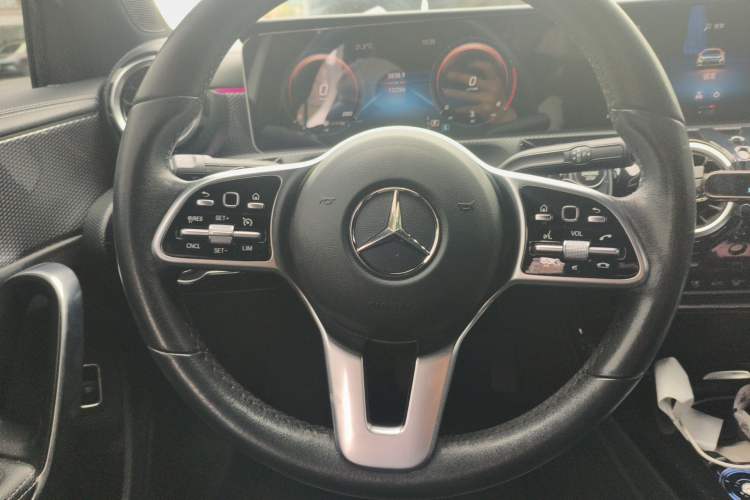 Used Mercedes-Benz A-Class 2020 Restyled A 200 L Sport Sedan Dynamic Version Steering Wheel