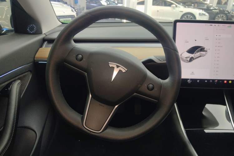 Used Tesla Model 3 2020 Standard Range Rear-Wheel Drive Upgraded Version Steering Wheel
