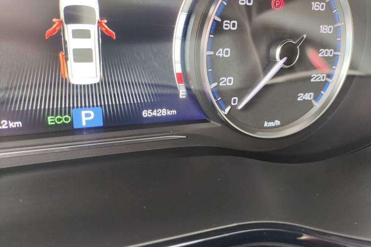 Used GAC Trumpchi M8 2018 320T Luxury Edition Odometer Close Up