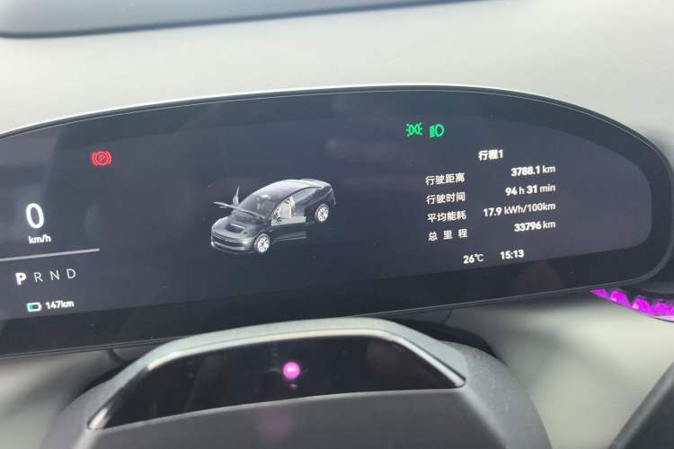 Used Zeekr 007 2024 Rear-Drive Intelligent Driving Version 75 kWh Instrument Cluster