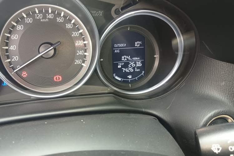 Used Mazda CX-5 2015 2.0L Automatic 2WD Comfort Edition Odometer Close Up