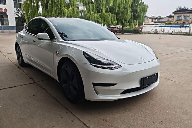 Used Tesla Model 3 2019 Standard Range Rear-Wheel Drive Upgraded Version (52 kWh) Front Right 45 Deg