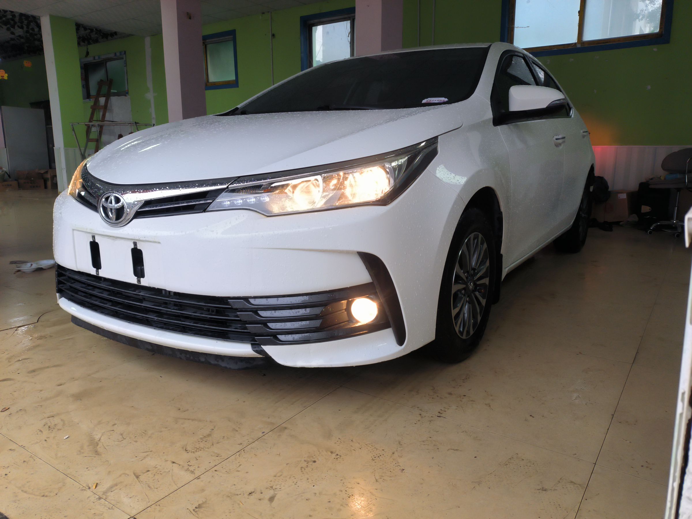 Parte inferior delantera