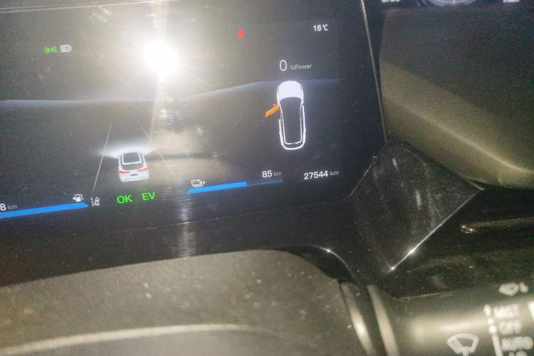 Used CHANGAN OSHAN Z6 New Energy 2022 Facelift Blue Whale iDD 150KM Flagship PLUS Smart Parking Edition Odometer Close Up