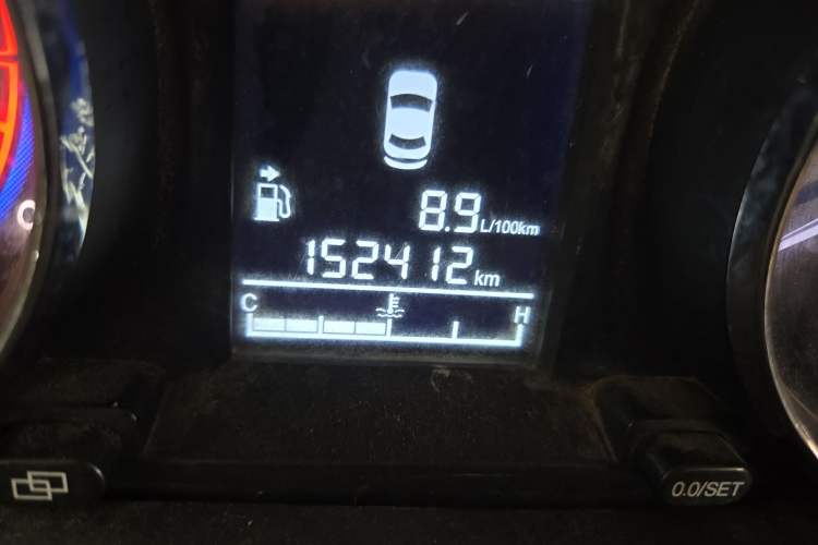 Used FORTHING S500 2016 1.6L Manual Luxury Edition Odometer Close Up