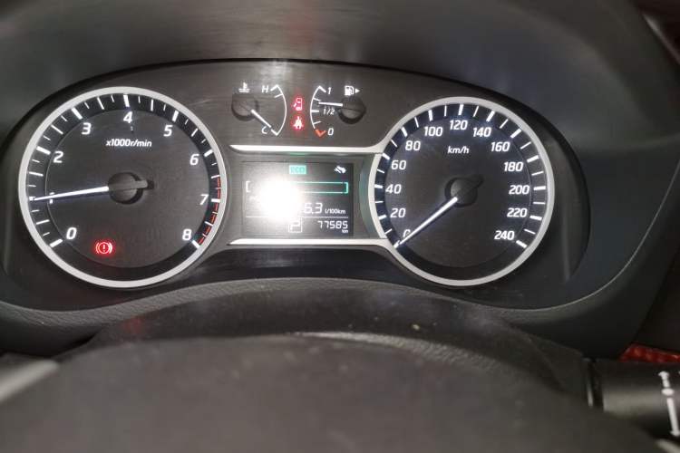 Used Nissan Lannia 2020 1.6L CVT Cool Edition Odometer Close Up
