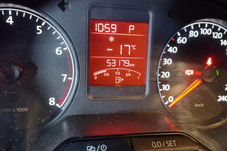 Used Volkswagen Polo 2012 1.6L Cross Polo Automatic Transmission Odometer Close Up