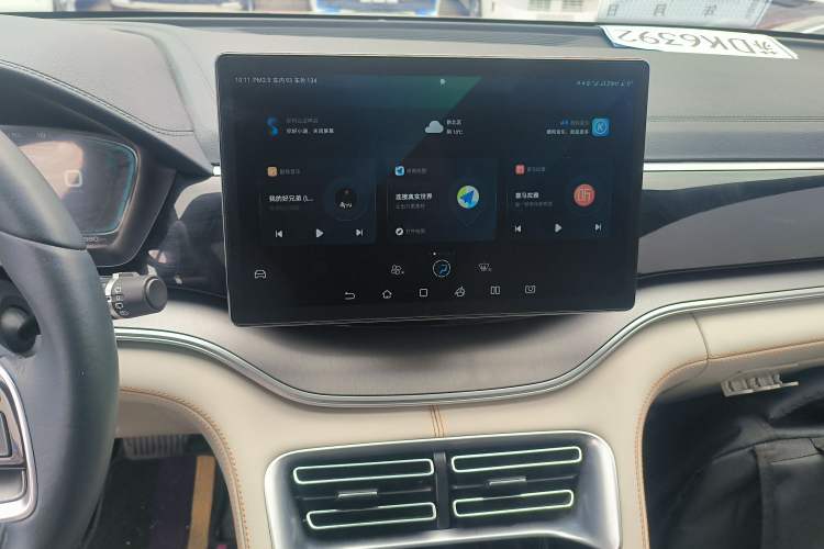 Used BYD Song PLUS New Energy 2021 DM-i 110KM Flagship PLUS Audio And AC Panel