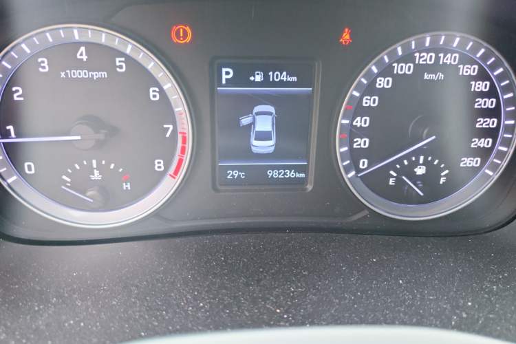 Used Hyundai Sonata 2018 1.6T GLS Smart Model China V Standard Odometer Close Up