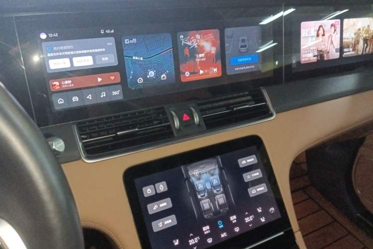 Used Li Auto ONE 2021 Extended-Range 6-Seater Version Audio And AC Panel