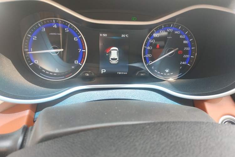 Used Geely Auto Vision S1 2018 1.5L CVT Fongchi Model Odometer Close Up