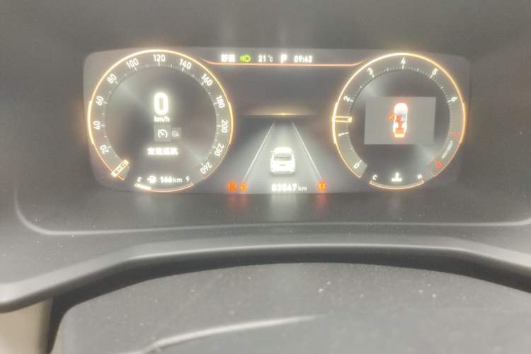 Used Lynk & Co 06 2020 1.5T Type Plus Odometer Close Up