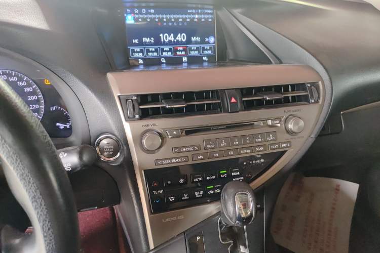 Used Lexus RX Classic 2013 270 Elite Edition Audio And AC Panel