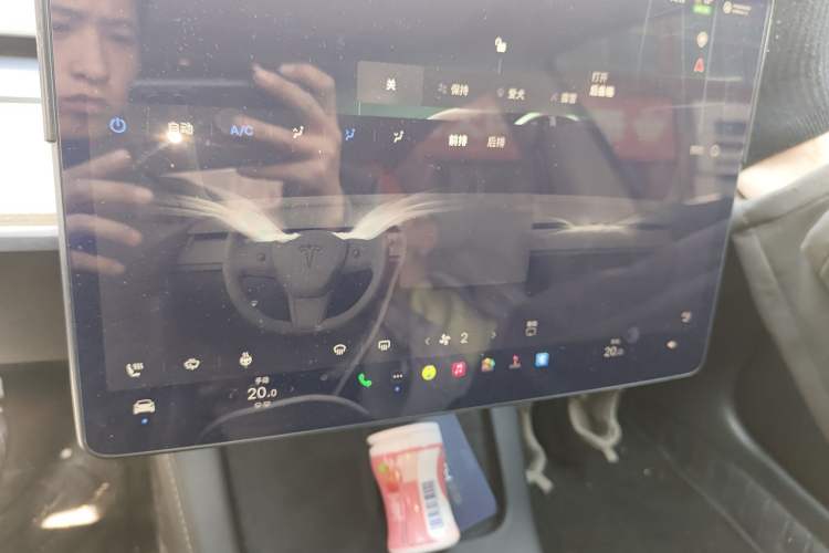 Used Tesla Model 3 2022 Rear-Wheel-Drive Version Audio And AC Panel