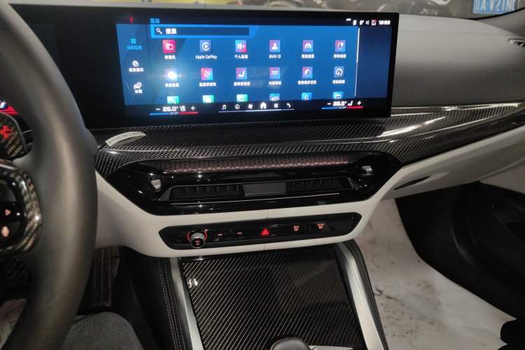 Used BMW M4 2024 M4 Convertible Coupe M xDrive Thunder Edition Audio And AC Panel