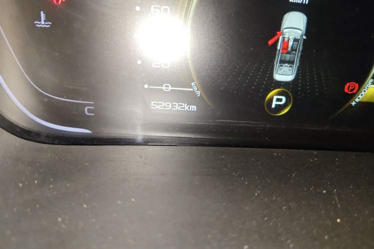 Used Geely Auto Binray 2018 14T CVT Binyi Edition Odometer Close Up