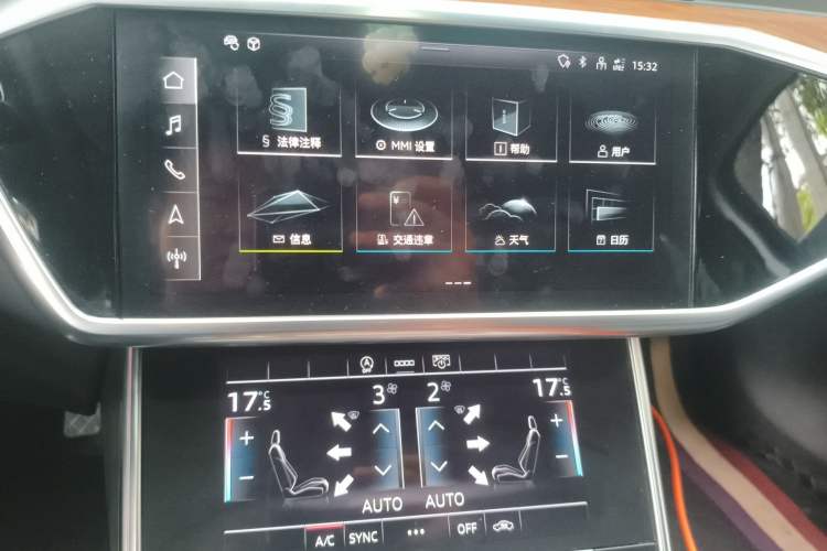 Used Audi A6L 2021 45 TFSI Prestige Elegant Edition Audio And AC Panel