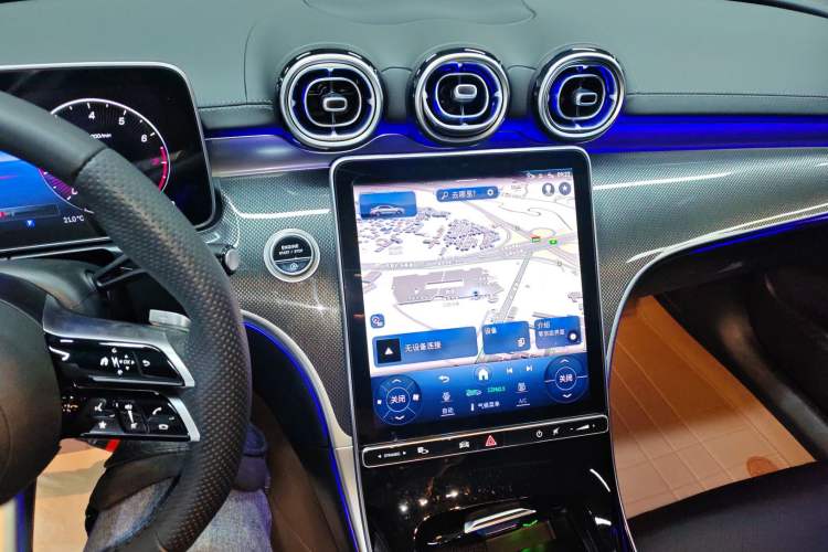 Used Mercedes-Benz C-Class 2024 Second Facelift C 260 L Starry Night Sport Edition Audio And AC Panel