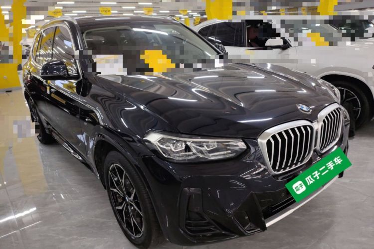 Used BMW X3 2022 xDrive25i M Sport Package Front Right 45 Deg