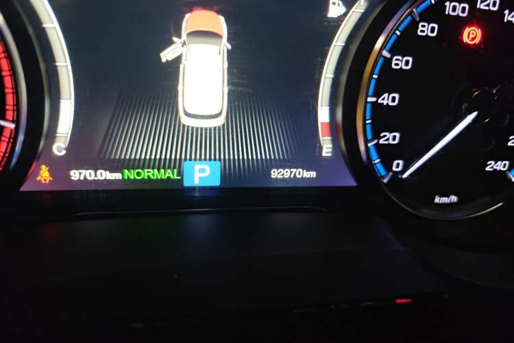 Used GAC Trumpchi GS8 2017 320T Four-Wheel Drive Luxury Smart Connectivity Version (7 Seats) Odometer Close Up