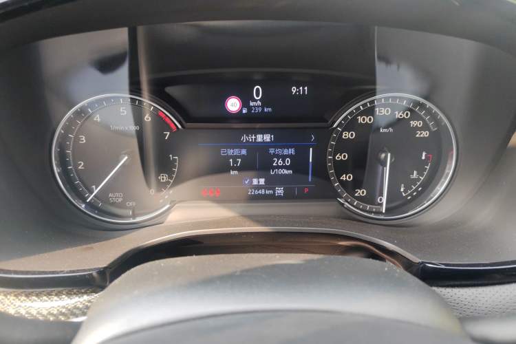 Used Cadillac XT5 2020 Updated Version 28T All-Wheel Drive Leading Sporty Type Instrument Cluster
