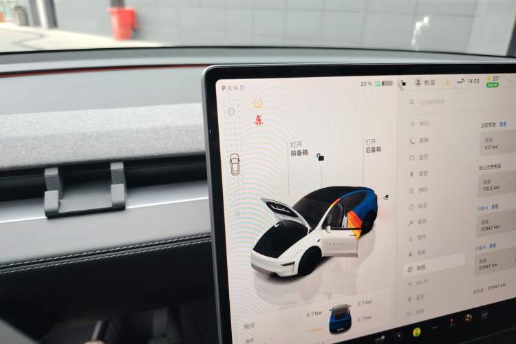 Used Tesla Model Y 2025 Rear-Wheel Drive First Edition Gear Lever