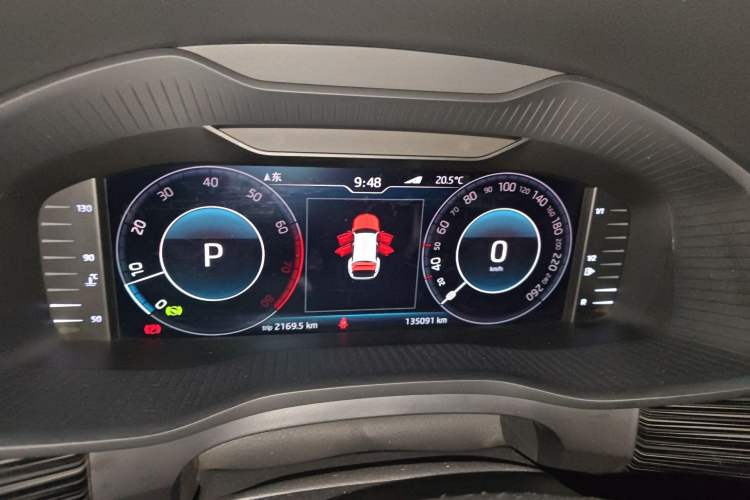 Used Skoda Kodiaq 2019 Facelifted TSI330 7-Seater Two-Wheel-Drive Deluxe Enjoyment Version China V Emission Standard Instrument Cluster