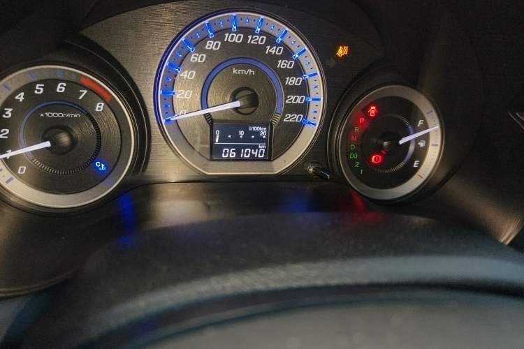 Used Honda City Classic 2012 1.5L Automatic Elite Edition Odometer Close Up