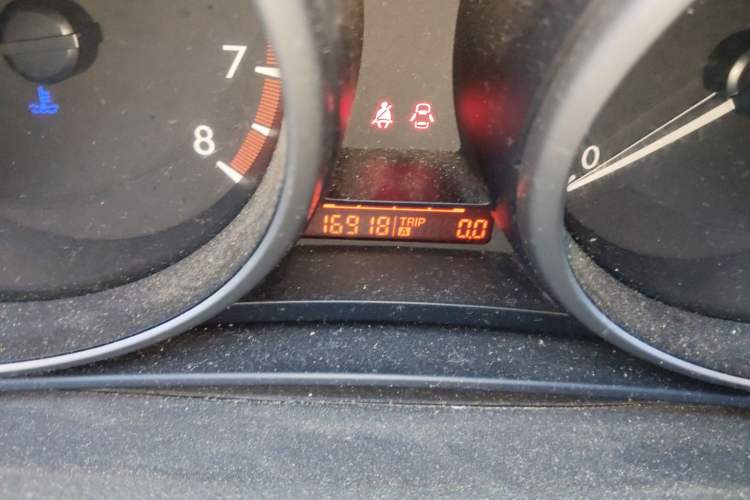 Used Mazda 3 2015 Sedan 1.6L Manual Elite Model Odometer Close Up