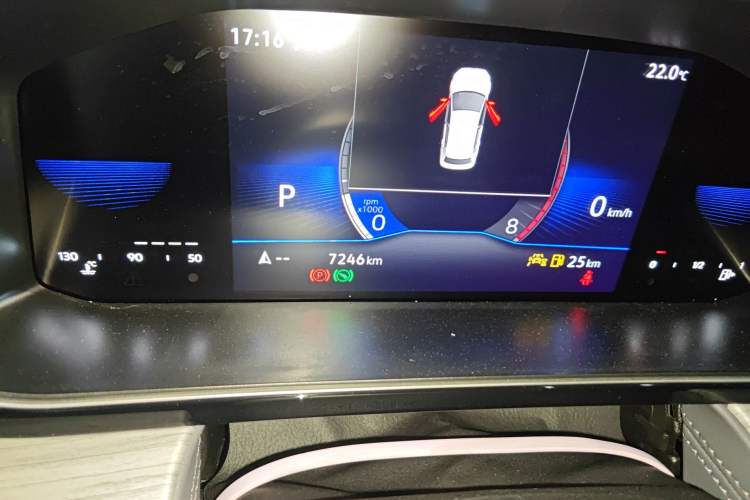 Used Volkswagen Sagitar 2025 300TSI DSG Excellence Edition Odometer Close Up