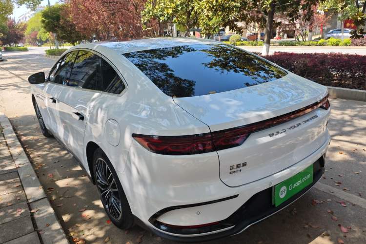 Used BYD Han 2022 DM-i 121KM Luxury Model Rear Left 45 Deg