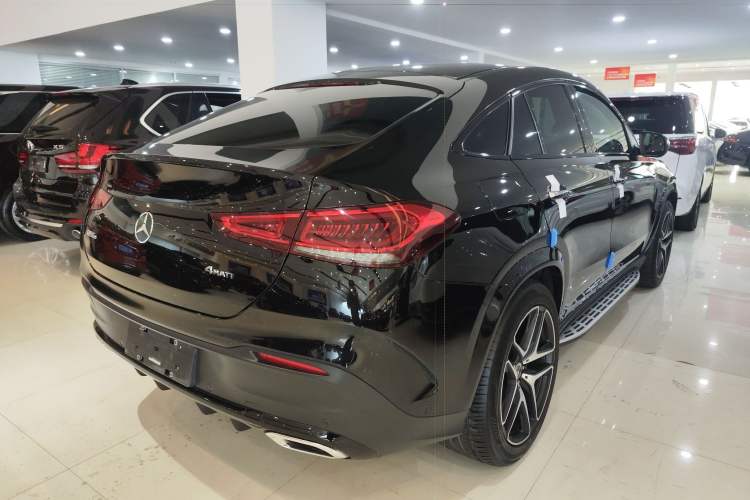 Used Mercedes-Benz GLE New Energy 2021 GLE 350 e 4MATIC Coupe SUV Rear Right 45 Deg