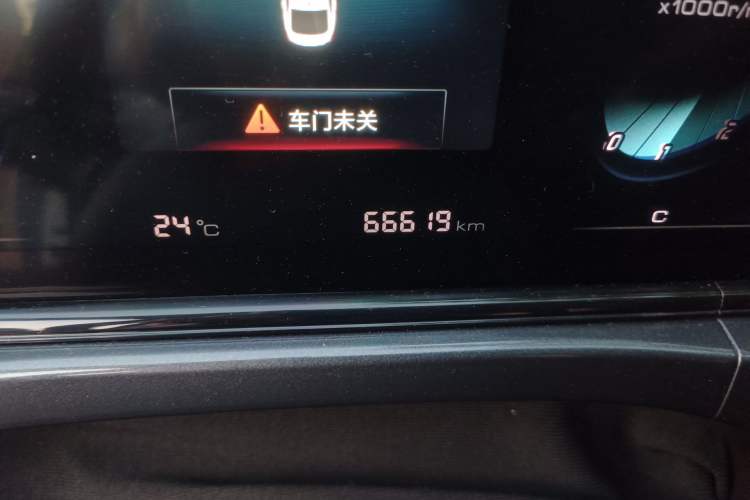 Used CHANGAN Eado 2020 PLUS Blue Whale NE 1.4T GDI DCT Prestige Model Odometer Close Up