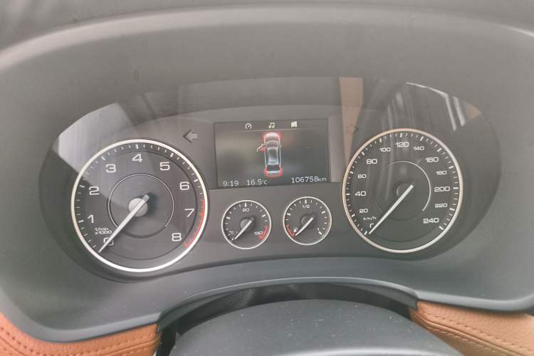 Used BORGWARD BX7 2016 28T Four-Wheel Drive Flagship Version 5 Seats Instrument Cluster