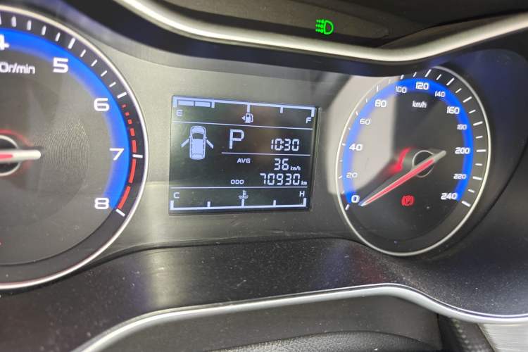 Used Geely Auto Vision 2019 Upgraded Model 1.5L CVT Prestige Version China VI Standard Odometer Close Up