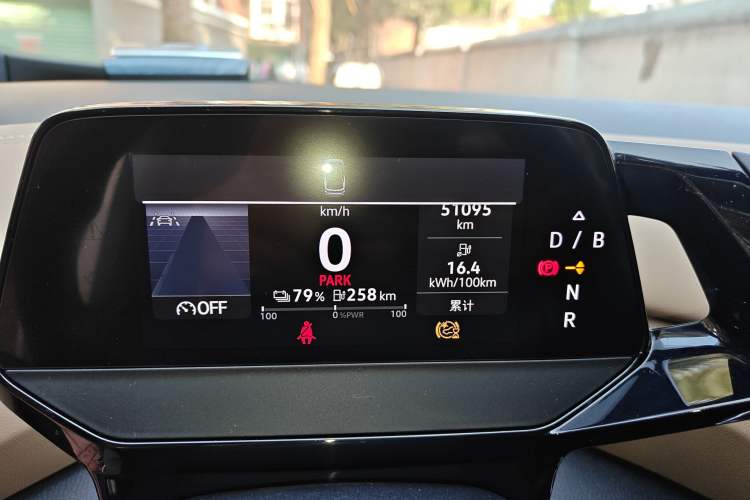 Used Volkswagen ID.4 X 2022 Pure Smart Edition Odometer Close Up