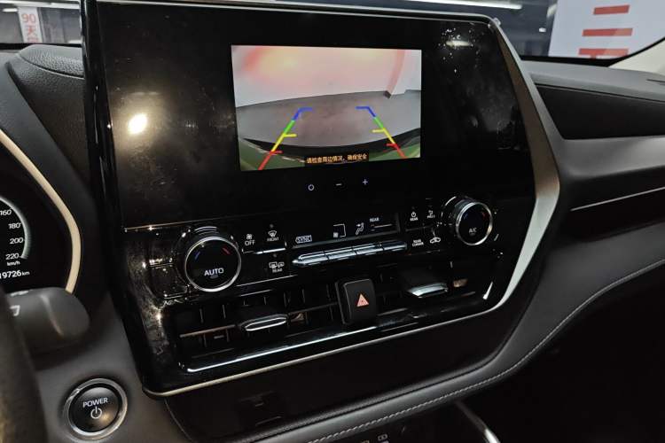 Used Toyota Highlander 2024 2.5L Smart Electric Hybrid Dual-Engine Two-Wheel Drive Elite Version 7 Seats Audio And AC Panel