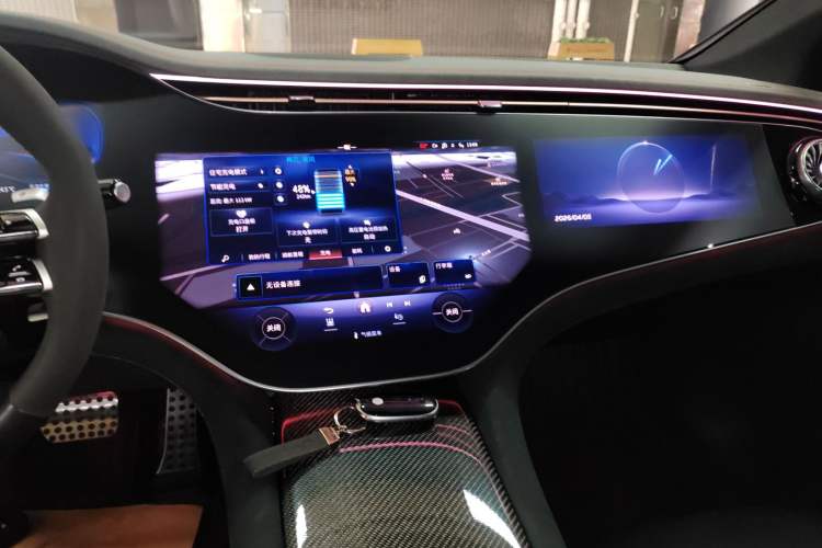 Used Mercedes-Benz EQE AMG 2023 AMG EQE 53 4MATIC+ Audio And AC Panel