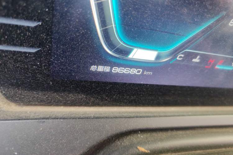 Used BYD Song Pro 2019 1.5T Automatic Elite Edition Odometer Close Up