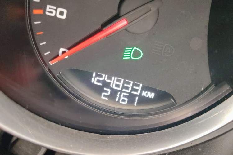 Used Porsche Macan 2017 Macan 2.0T Odometer Close Up