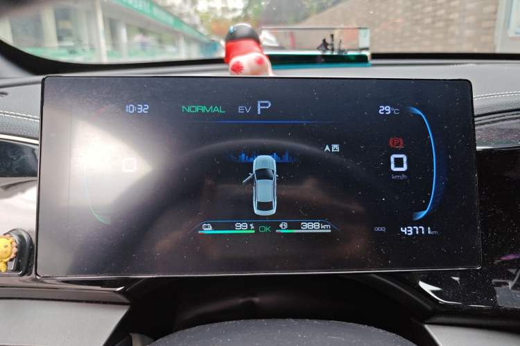 Used BYD Qin PLUS 2023 Champion Edition DM-i 120KM Leading Model Instrument Cluster