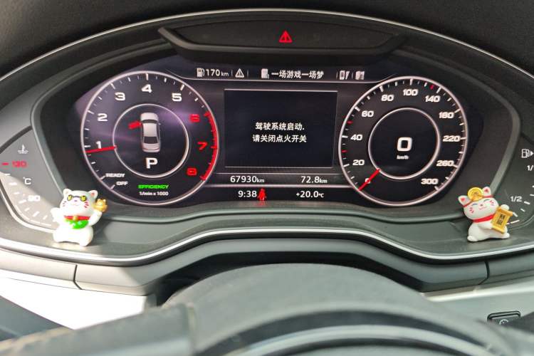 Used Audi A4L 2018 30th Anniversary Edition 40 TFSI Sport Edition Odometer Close Up