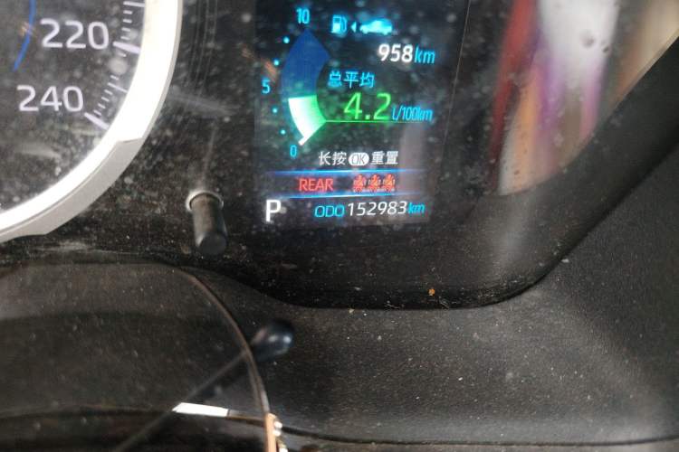 Used Toyota Corolla 2022 Dual-Motor 1.8L E-CVT Pioneer Edition Odometer Close Up