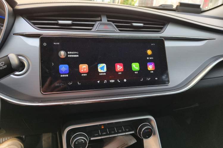 Used Geely Auto Binray 2019 200T DCT Brilliant Edition Audio And AC Panel