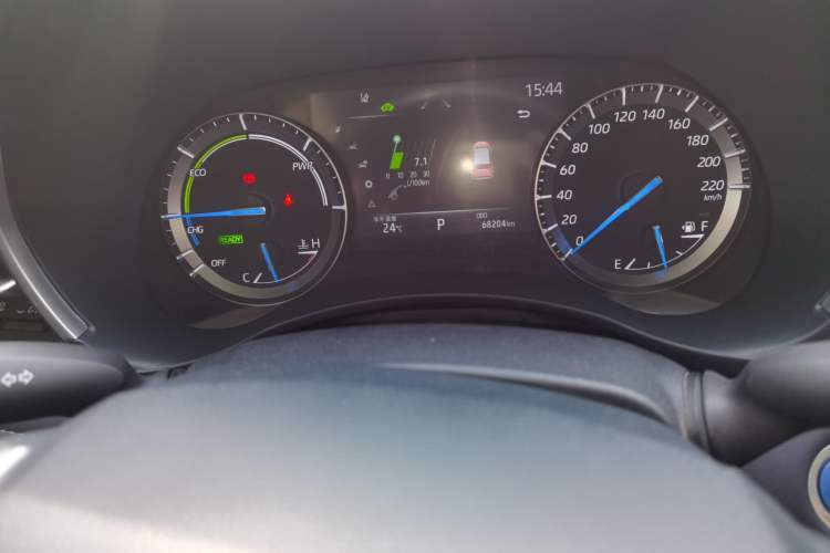 Used Toyota Highlander 2022 Dual-Engine 2.5L Four-Wheel Drive Luxury Edition 7 Seats Odometer Close Up