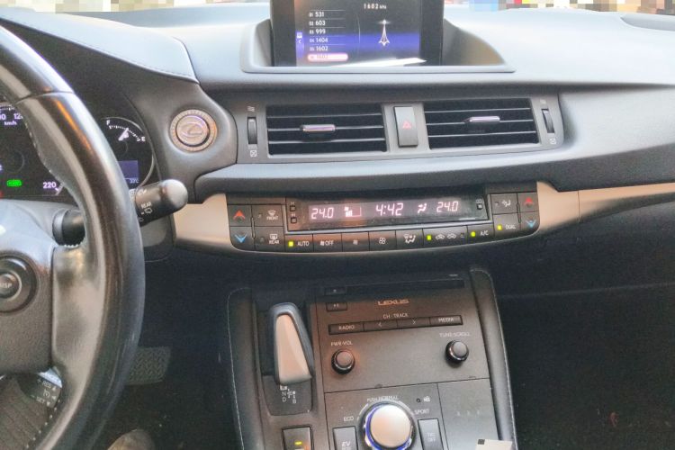 Used Lexus CT 2014 CT200h F-SPORT Monochrome Audio And AC Panel