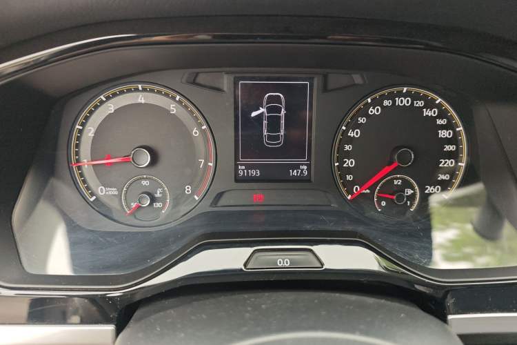 Used Volkswagen Bora 2020 1.5L Automatic Fashion Edition Odometer Close Up